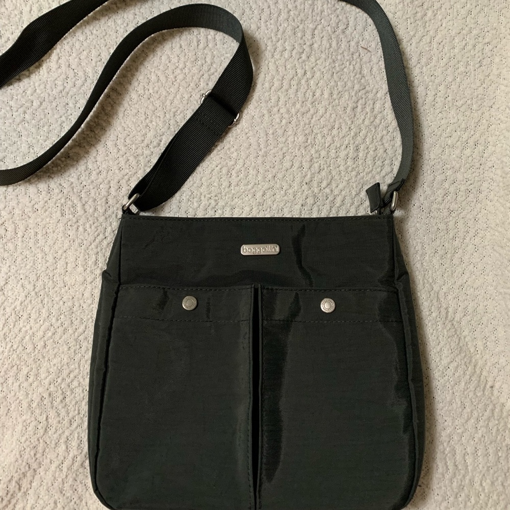 Dark Grey Baggalini crossbody